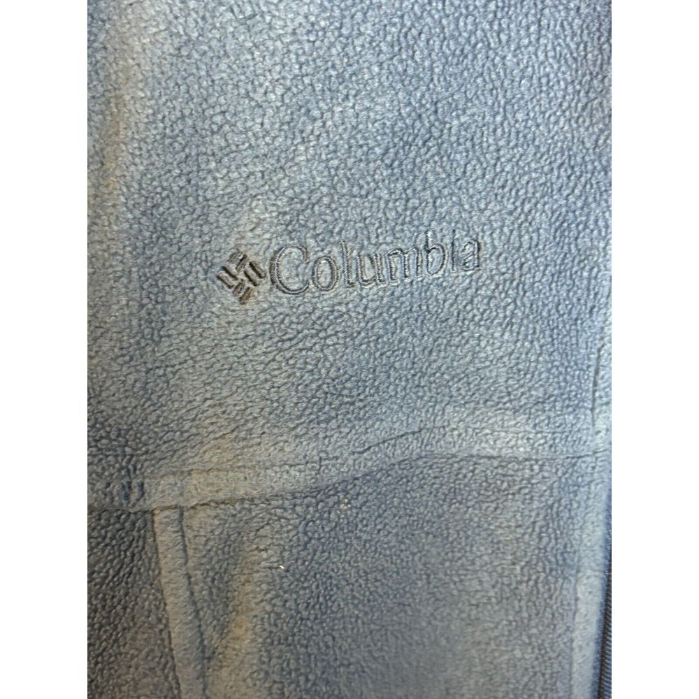 Columbia Fleece Jacket Kids Youth Size 4/5 Blue Full Zip Outdoor Sweater - Picture 4 of 8